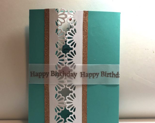 gate fold birthday card
